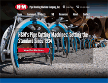 Tablet Screenshot of hmpipe.com